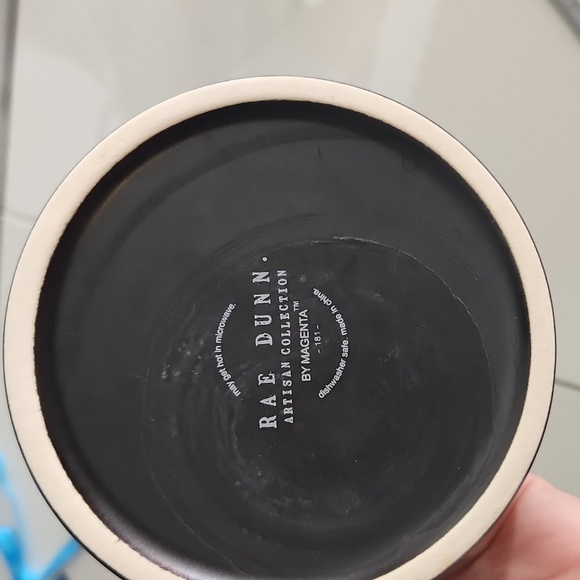 Rae Dunn scaredy cat bowl black orange - Picture 6 of 8